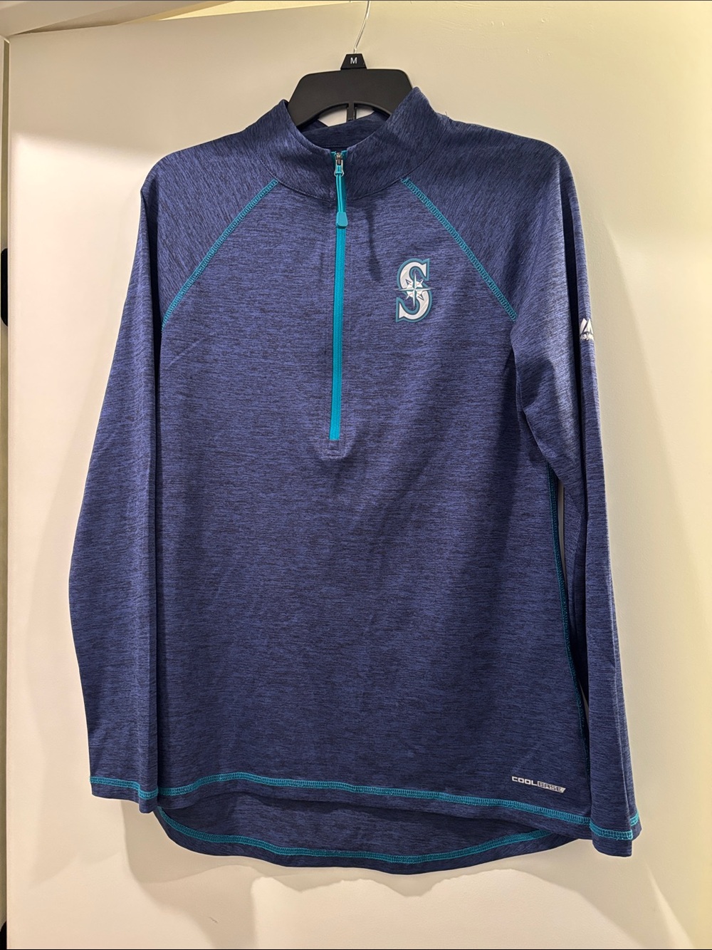 Women’s Seattle Mariners Navy 1/4 Zip Performance Pullover